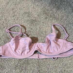 Elegant Pink Underwire bikini top
